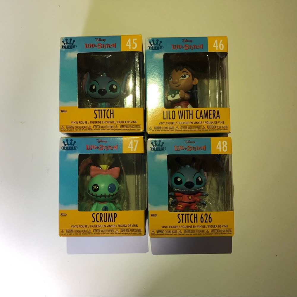 Disney’s Lilo & Stitch Funko Minis Bundle #45-#48